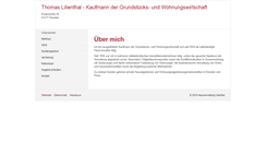 Desktop Screenshot of hausverwaltung-lilienthal.de