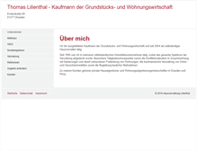 Tablet Screenshot of hausverwaltung-lilienthal.de
